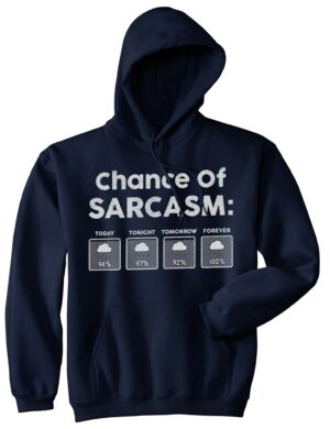 Binmarts Chance Of Sarcasm Hoodie