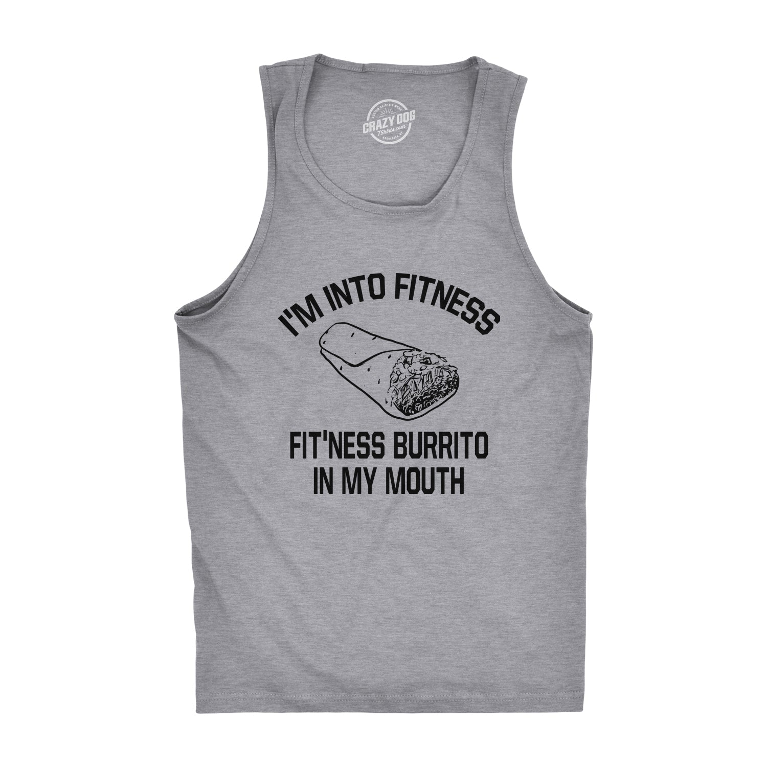 Buxtox Fitness Burrito In My Mouth Men's Tank Top
