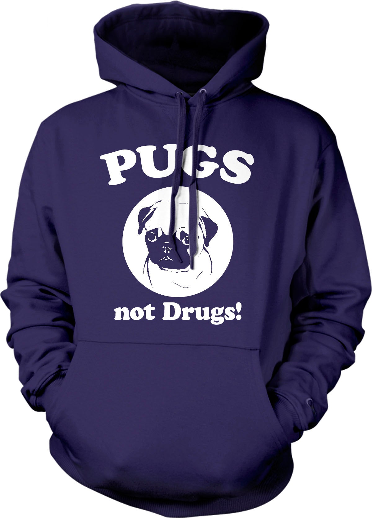Buxtox Pugs Not Drugs Hoodie