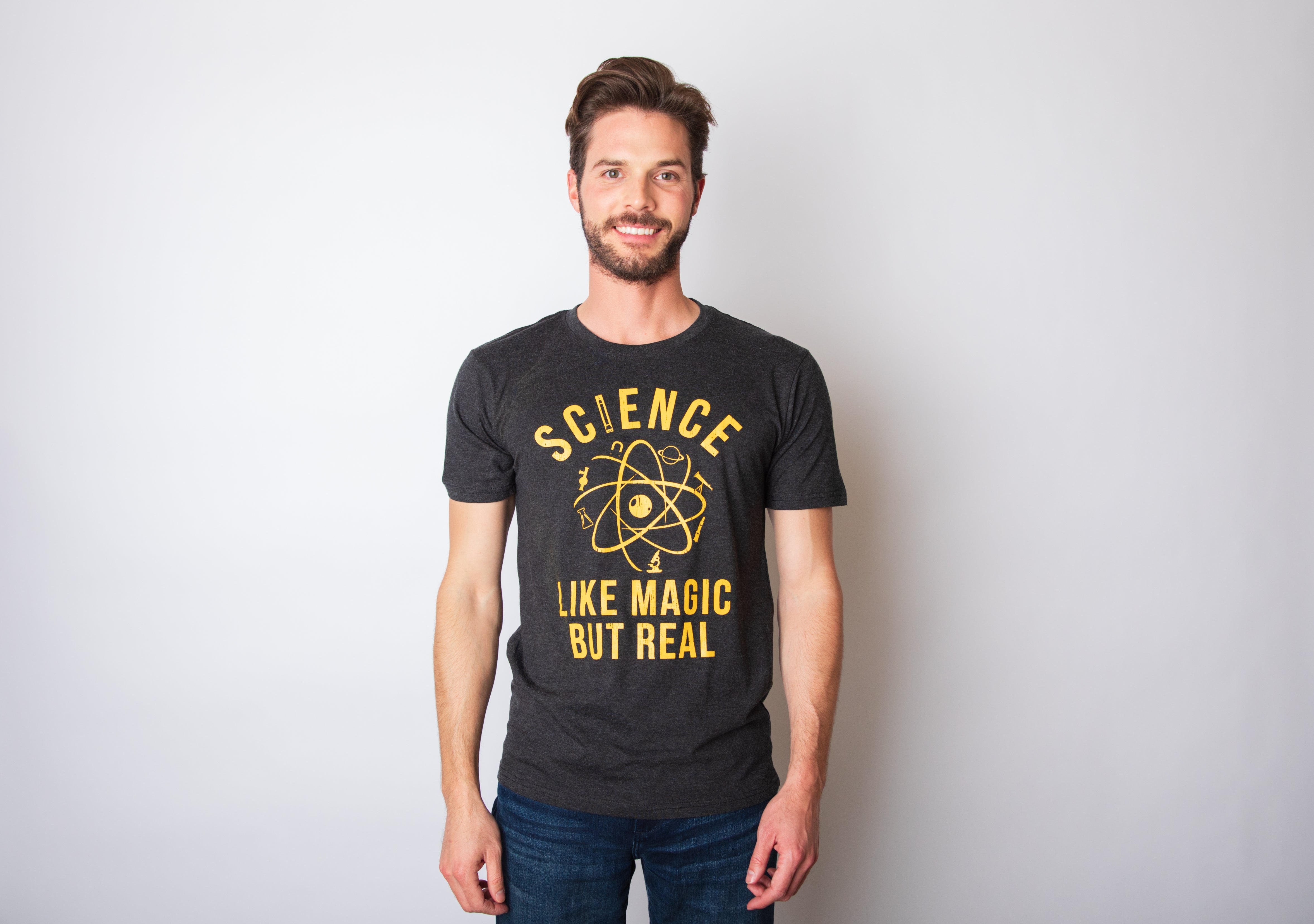 Alternative view of Buxtox Science: Like Magic But Real Men's T Shirt